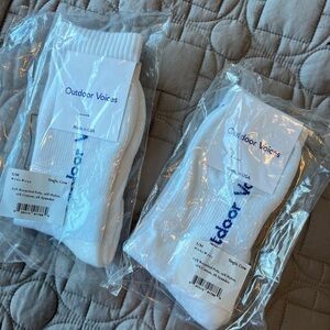 Outdoor Voices Graphic Crew Socks